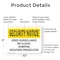 Signmission Video Surveillance No Illegal Dumping Violators OSHA Security Notice Sign, Plastic, 10in x 7in, 2PK OS-2PACK-SN-P-710-L-11691 - alternate 3